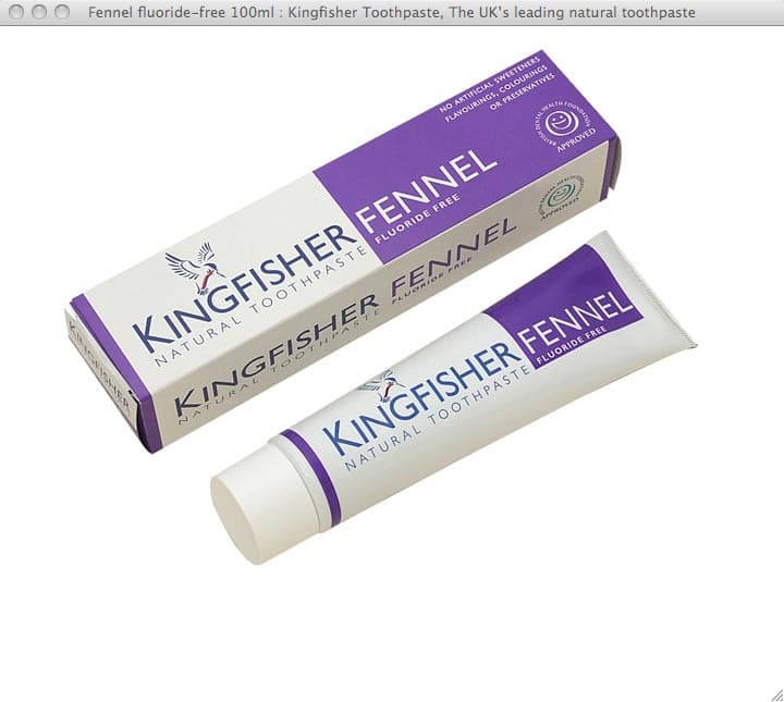 Οδοντόκρεμα Φυσική Μάραθο 100 ml - Kingfisher - Image 1