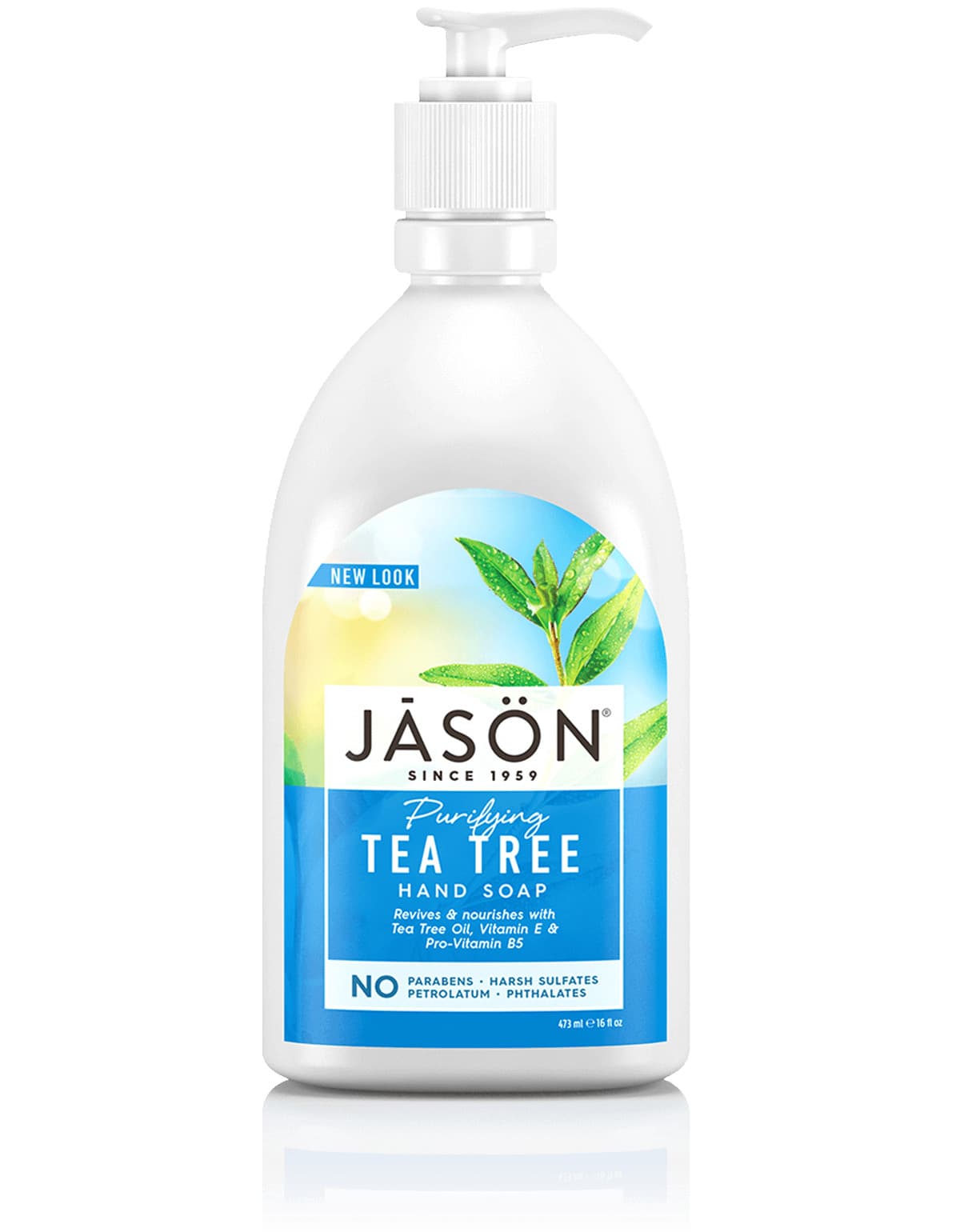 Υγρό κρεμοσάπουνο με Τεϊόδεντρο 473 ml - JASON