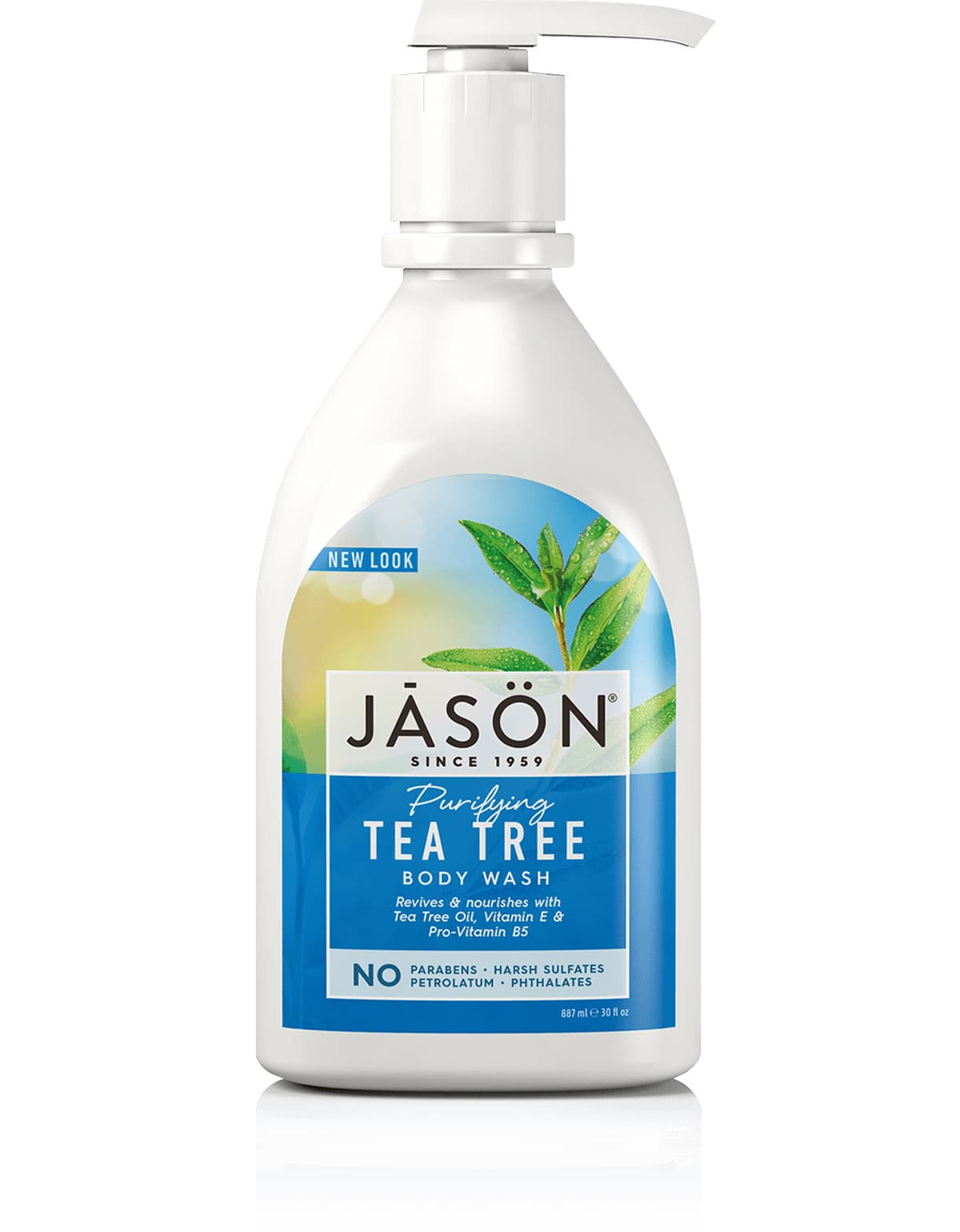 Αφρόλουτρο με Τεϊόδενδρο 887 ml - JASON - Image 1