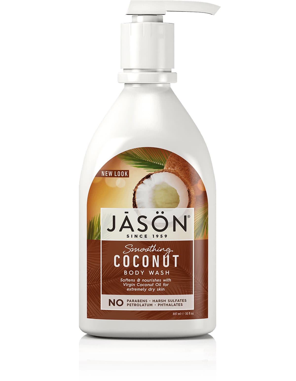 Αφρόλουτρο με έλαιο καρύδας 887 ml - JASON