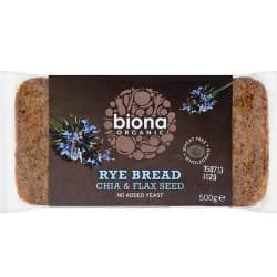 Ψωμί σίκαλης με Chia και λιναρόσπορο (500γρ) - Biona - Image 1