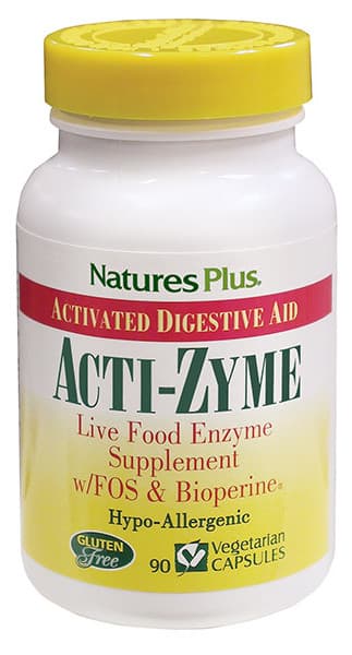ACTI-ZYME 90 φυτικές κάψουλες - Natures Plus