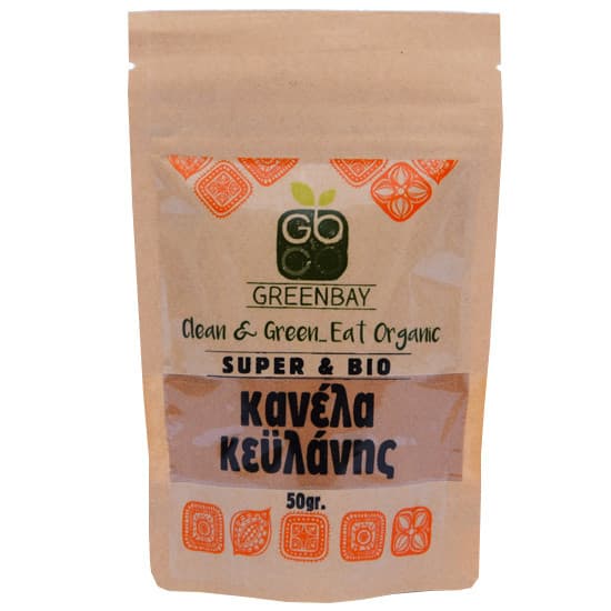 Κανέλα Κεϋλάνης σε σκόνη (50γρ) - Green Bay