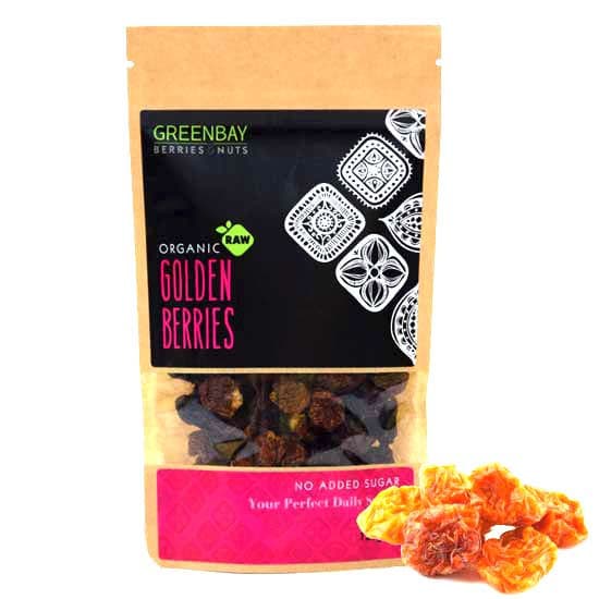 Γκόλντεν μπέρις- Φυσσαλίς (Golden berries) αποξηραμένα (125γρ) - Green Bay