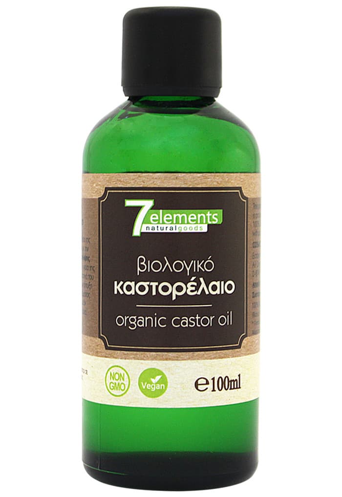 Καστορέλαιο Bio, Ψυχρής Έκθλιψης! Castor Oil Organic  Cold Pressed 100 ml
