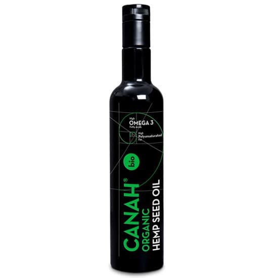 Λάδι σπόρων Κάνναβης ψυχρής έκθλιψης  500ml - Canah - Image 1