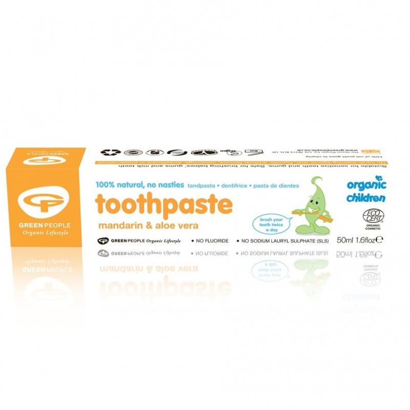 Παιδική Οδοντόπαστα με Μανταρίνι & Αλόη Organic Children Mandarin & Aloe Vera Toothpaste  50ml - Green People