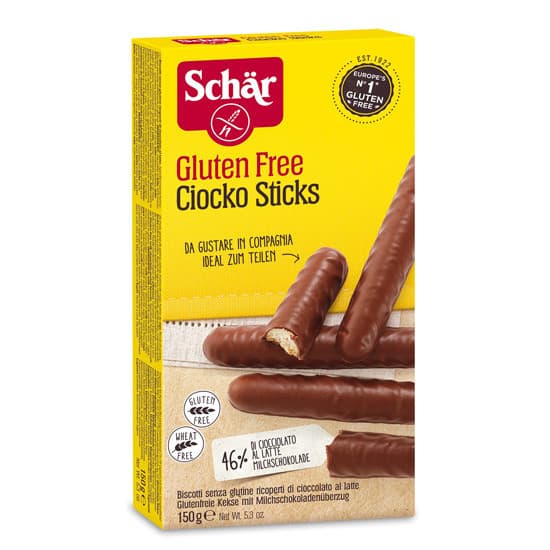 Σοκολατένια Στικς ‘Ciocko Sticks’ χωρίς γλουτένη (150γρ) - Dr Schär
