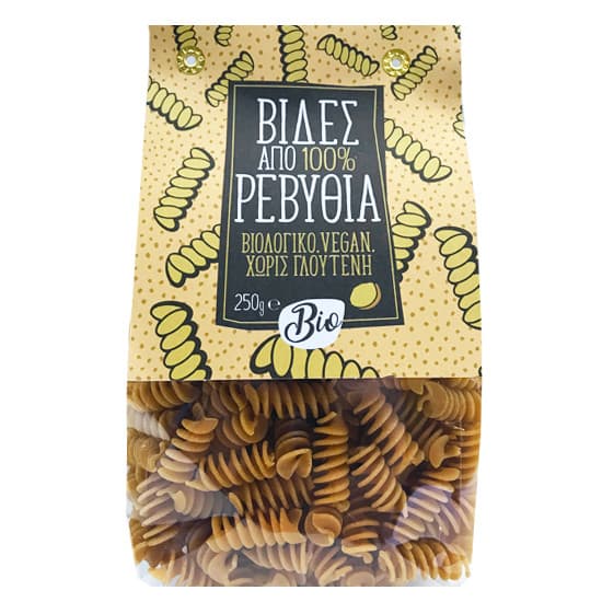 Βίδες Χωρίς Γλουτένη από Ρεβύθι (250γρ) - Green Bay