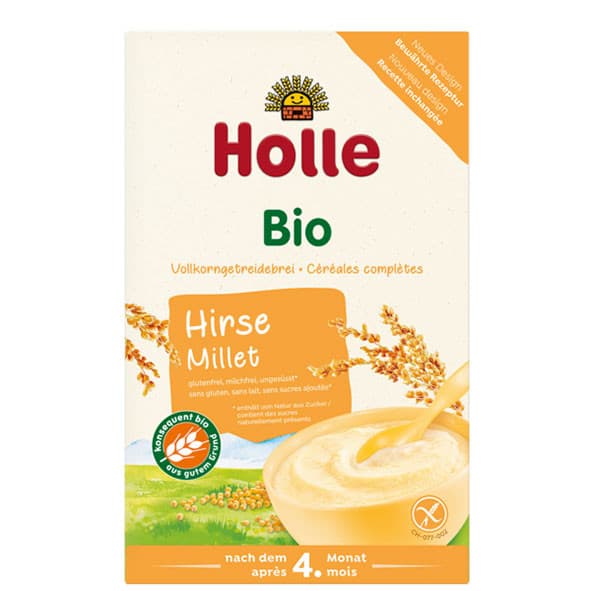 Παιδική Κρέμα Κεχρί από 4 Μηνών ΒΙΟ 250gr - HOLLE - Image 1