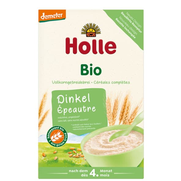 Παιδική Κρέμα Ντίνκελ από 4 Μηνών ΒΙΟ  250gr - HOLLE - Image 1