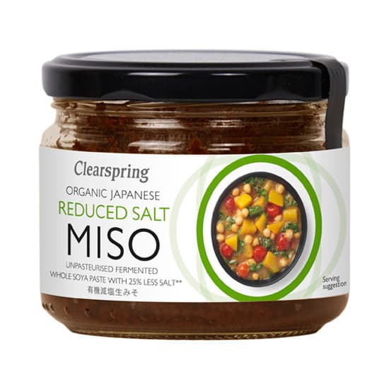 Πάστα Miso με Μειωμένο Αλάτι (270γρ) - Clearspring