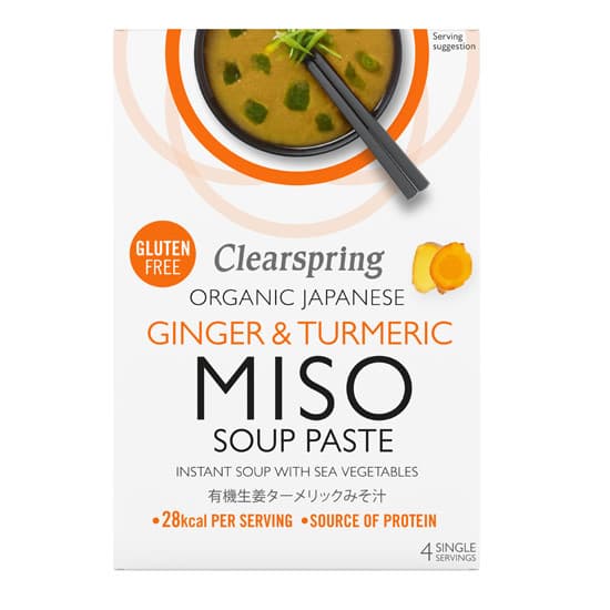 Πάστα για Miso Σούπα Στιγμής 'Τζίντζερ   Κουρκουμάς' (60γρ) - Clearspring - Image 1