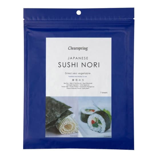 Nori Sushi αποξηραμένα Φύκια Θαλάσσης (17γρ) - Clearspring - Image 1