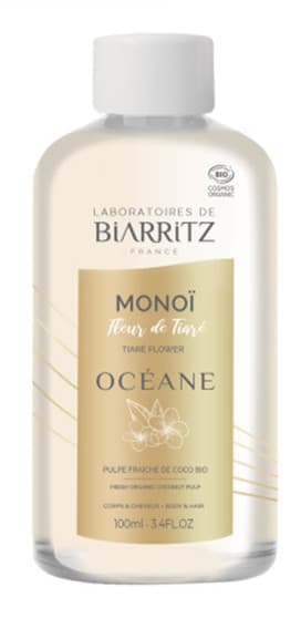 Λάδι Tiare Flower Monoi (BIO) 100ml Oceane - Laboratoires De Biarritz