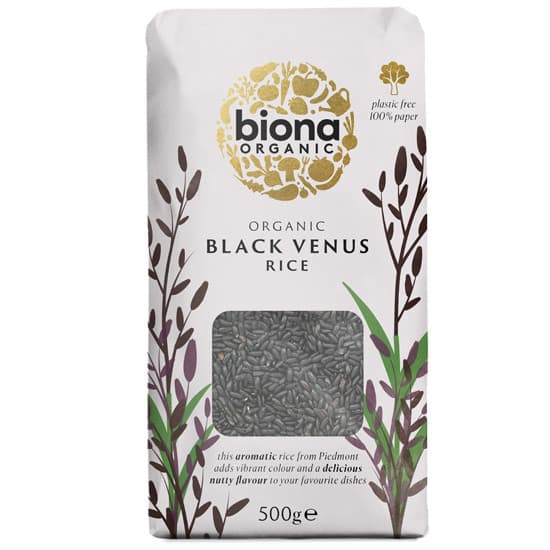 Μαύρο Ρύζι Ολικής Black Venus (500γρ) - Biona - Image 1