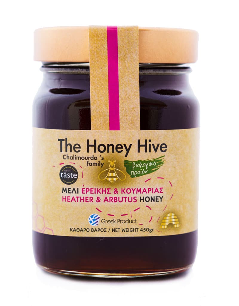Βιολογικό Μέλι Ερείκη & Κουμαριά 450gr - The Honey Hive