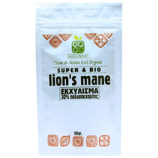 Εκχύλισμα Μανιταριού Lion’s Mane (8:1) - 30% Πολυσακχαρίτες (50γρ) - Green Bay