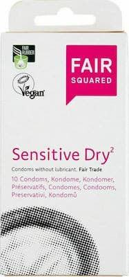 Προφυλακτικά - Condoms Sensitive Dry 10τμχ - Fair Squared