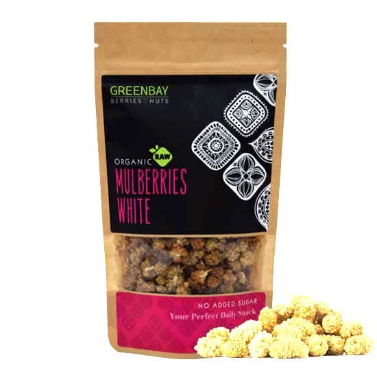 Λευκά μούρα Mulberries αποξηραμένα (125γρ) - Green Bay - Image 1