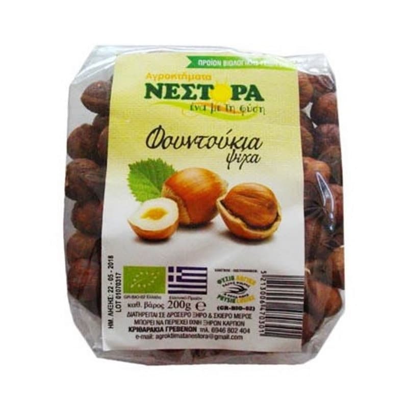 Βιολογικά Φουντούκια -  Αγρόκτημα Νέστορα Γρεβενών  200gr - Image 1