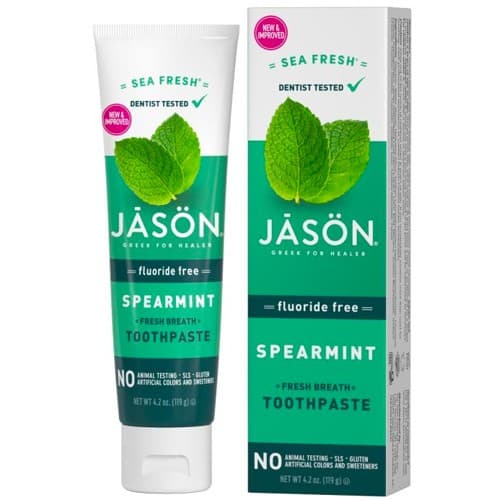 Οδοντόκρεμα Χωρίς Φθόριο 'Sea Fresh' Δυόσμος - Χωρίς Γλουτένη 119gr - JASON - Image 1