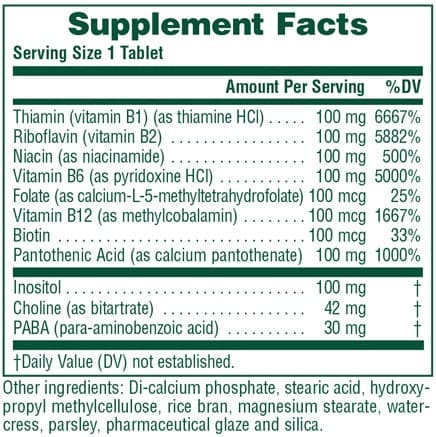 MEGA B-100 COMPLEX 60 tabs - Natures Plus - Thumbnail 2