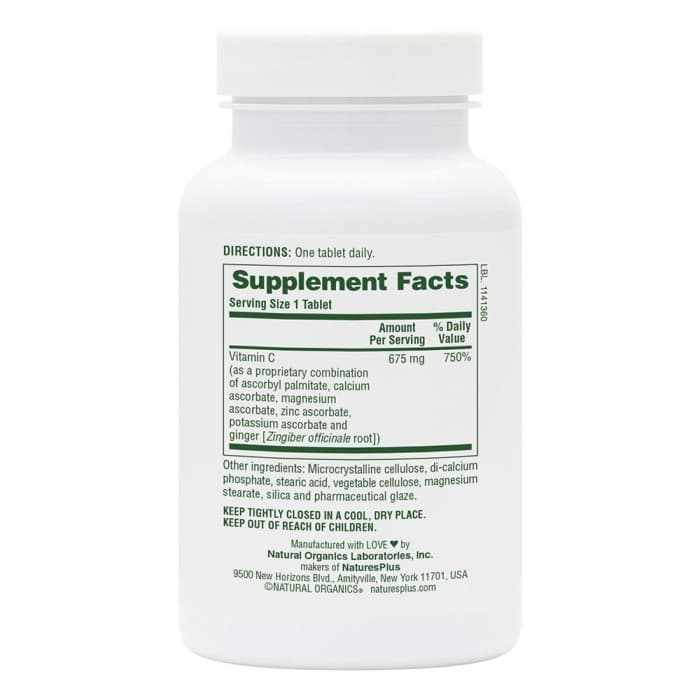 ESTERIFIED VITAMIN C 90 Tabs - Natures Plus - Thumbnail 2