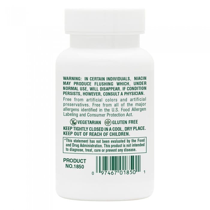 NIACIN 100 mg 90 Tab - Natures Plus - Thumbnail 3