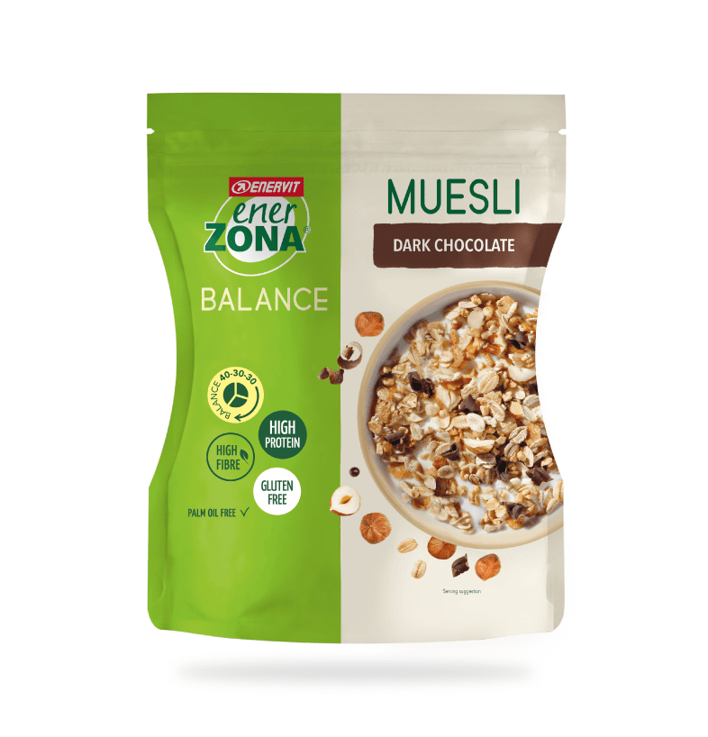 Muesli dark chocolate 230gr - Enerzona - Image 1
