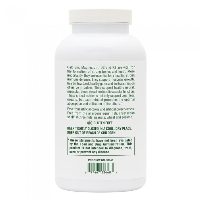 CAL/MAG/VIT D3/ VIT K2 Chocolate 60 Μασώμενες Tabs - Natures Plus - Thumbnail 3