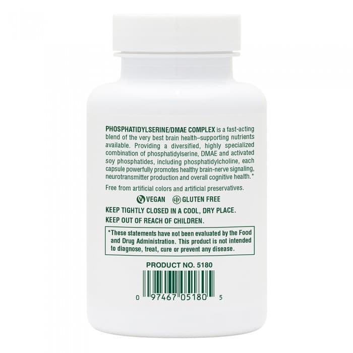 PHOSPHATIDYLSERINE/ DMAE Complex 60 φυτικές κάψουλες - Natures Plus - Thumbnail 3