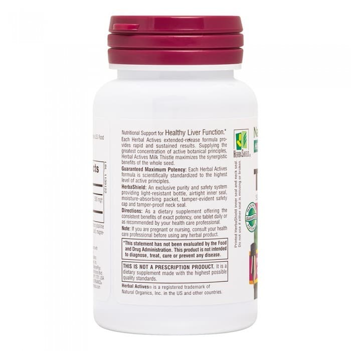 MILK THISTLE 500 mg 30 Tabs - Natures Plus - Thumbnail 3