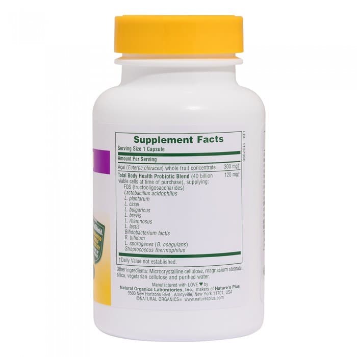ULTRA PROBIOTICS 30 φυτικές κάψουλες - Natures Plus - Thumbnail 2