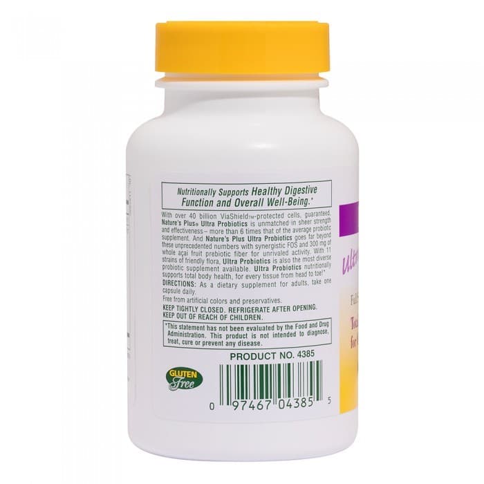 ULTRA PROBIOTICS 30 φυτικές κάψουλες - Natures Plus - Thumbnail 3