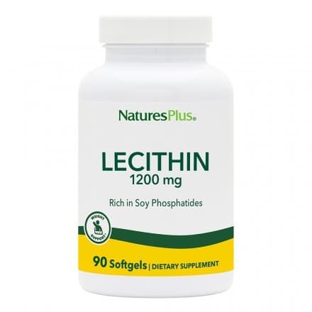 LECITHIN 1200 mg 90 μαλακές κάψουλες - Natures Plus