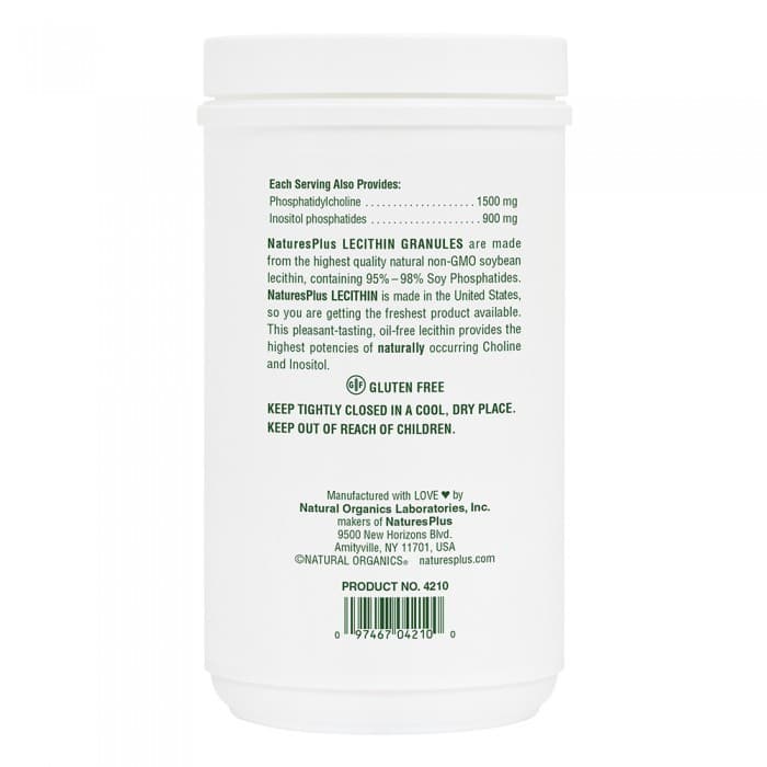 LECITHIN GRANULES 340 gr - Natures Plus - Thumbnail 3