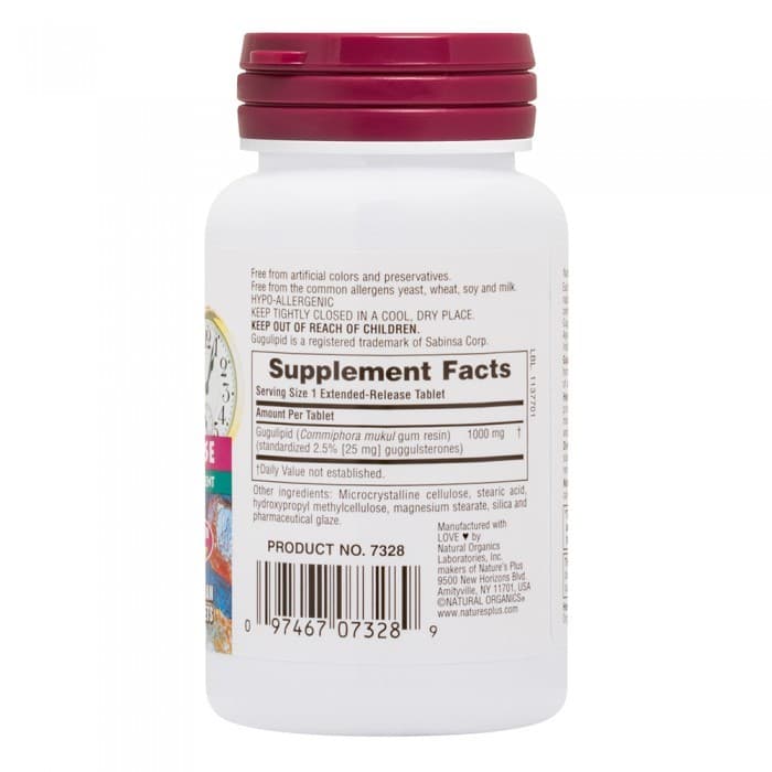 GUGULIPID 1000 mg 30 Tabs - Natures Plus - Thumbnail 2