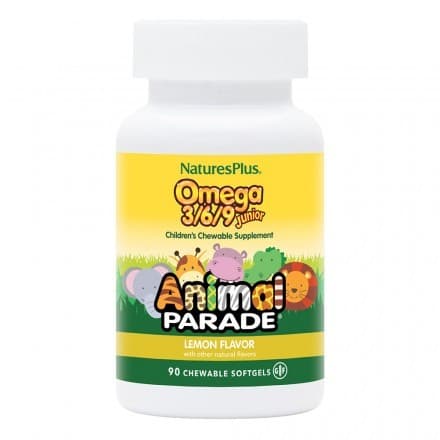 ANIMAL PARADE OMEGA 3/6/9 JUNIOR 90 μαλακές κάψουλες - Natures Plus