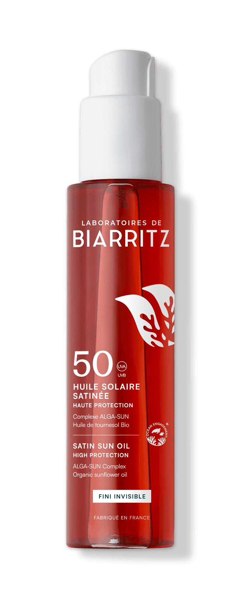 Αντηλιακό Μεταξένιο Λάδι Spf50 125ml - Laboratoires de Biarritz - Image 1