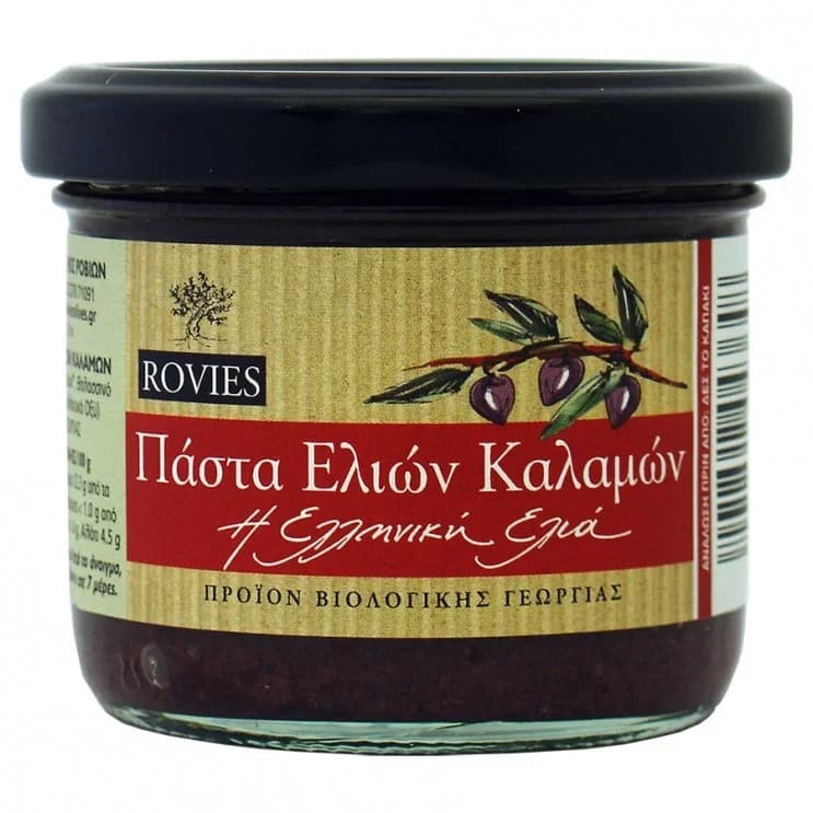Πατέ ελιάς καλαμών bio 180 gr - Rovies
