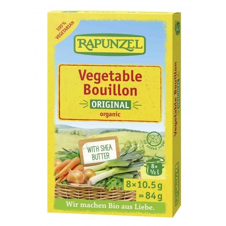 Κύβοι Λαχανικών Original BIO 84gr - Rapunzel - Image 1