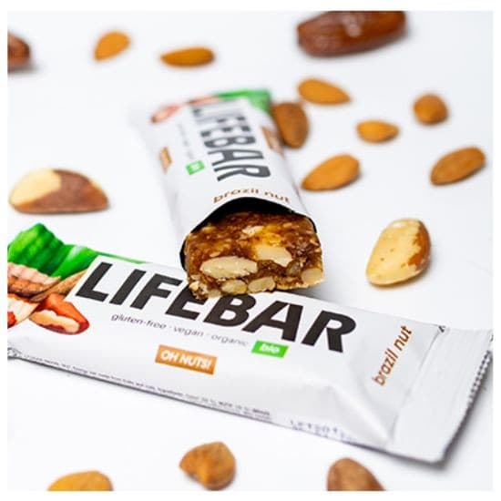 Μπάρα Ενέργειας με Καρύδια Βραζιλίας (40γρ) - Lifefood - Thumbnail 2