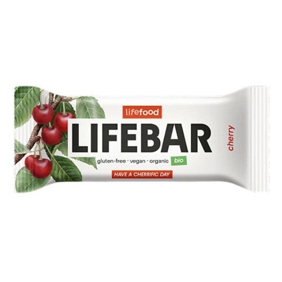 Ωμή Μπάρα Ενέργειας με Κεράσι (40g) - Lifefood - Image 1