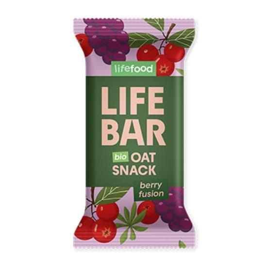 Μπάρα Βρώμης Berry Fusion (40g) - Lifefood