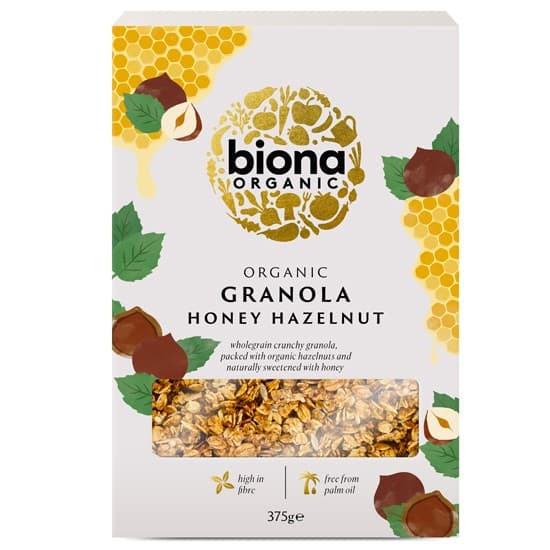 Granola με Μέλι και Φουντούκια (375γρ) - Biona