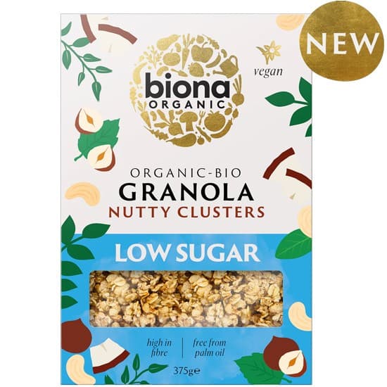 Granola με Κάσιους & Φουντούκια Low Sugar (375γρ) - Biona
