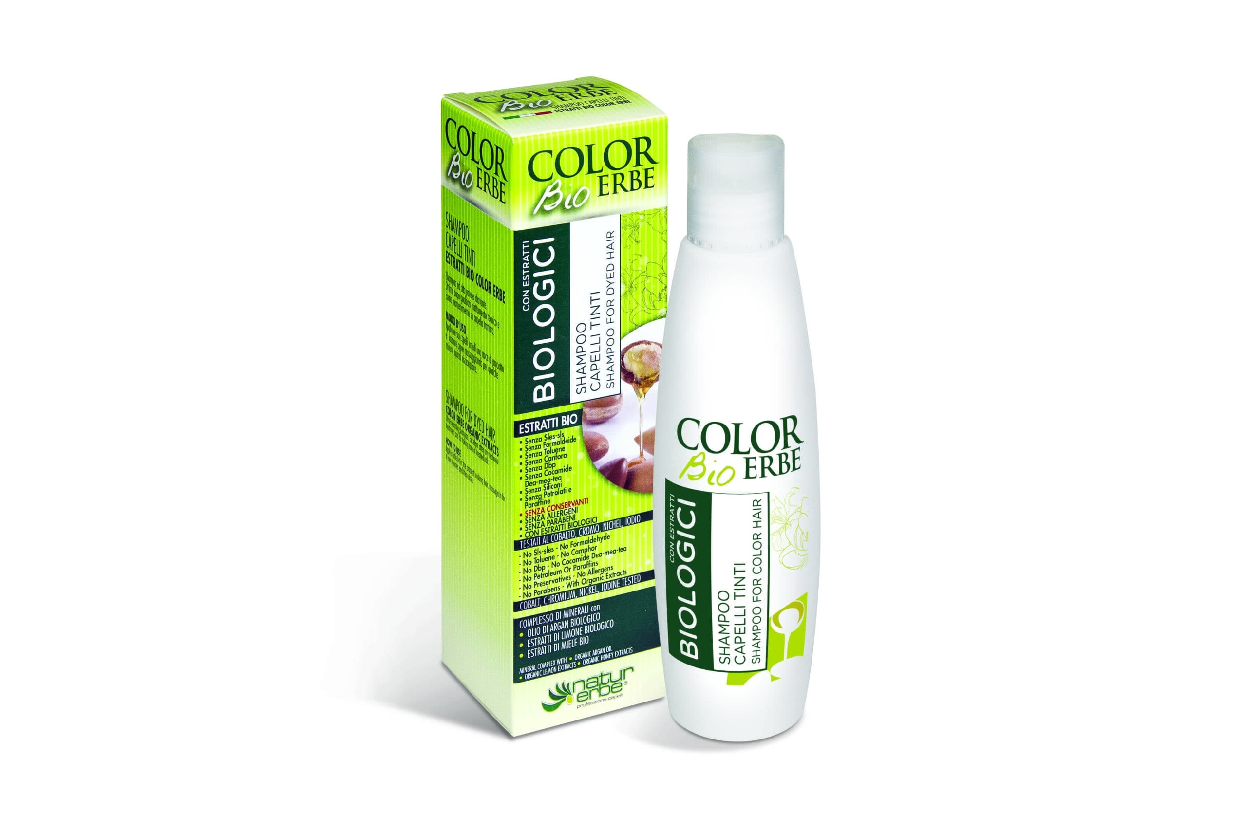 Σαμπουάν για βαμμένα μαλλιά 200ml - Color Erbe - Image 1