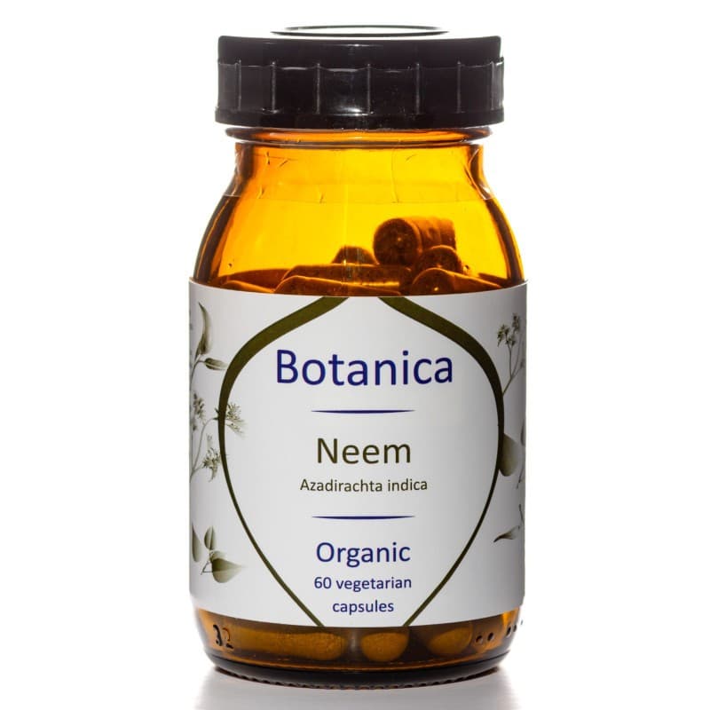Βιολογικό Νημ / Azadirachta indica - Organic Neem 500mg  60caps - Botanica