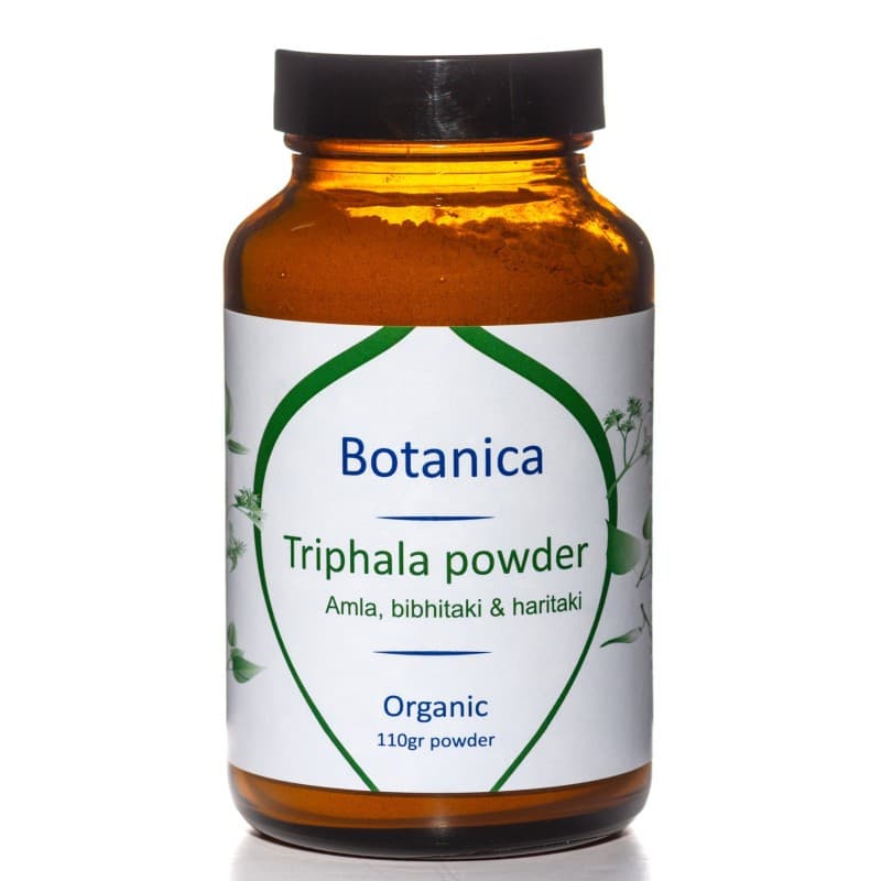 Βιολογικό Τριφάλα Σκόνη - Triphala Powder Organic 110gr - Botanica - Image 1